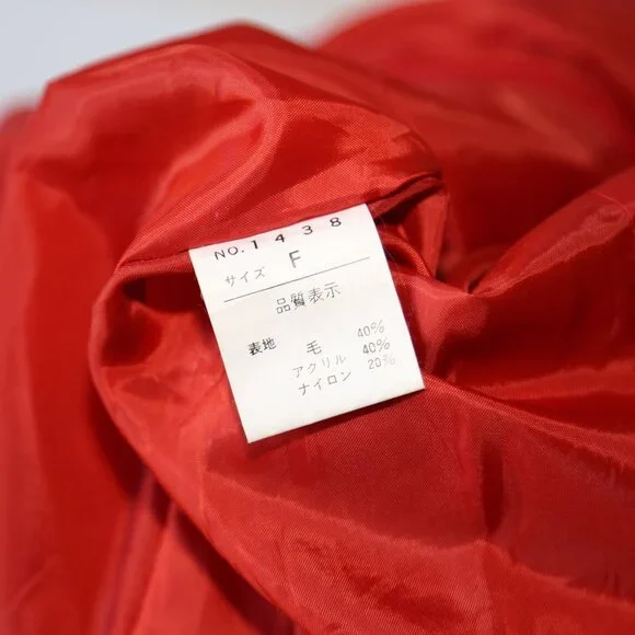 Beautiful vintage RUMI Tweed Wool blend A line mini dress made in Japan XS/S - Picture 6 of 7